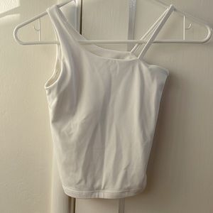 Athleta girl top with built in shelf bra